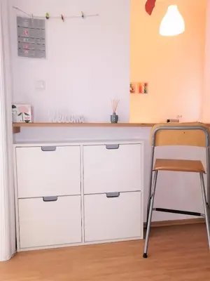 Küche/Küchenzeile in der Unterkunft City-Apartments Langegger