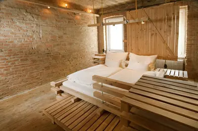 Ein Bett oder Betten in einem Zimmer der Unterkunft Wiener Gäste Zimmer