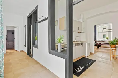 Küche/Küchenzeile in der Unterkunft Apartment Botanika