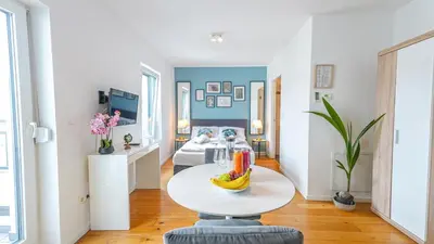 TV/Unterhaltungsangebot in der Unterkunft Christiano Apartments Hauptbahnhof | contactless check-in