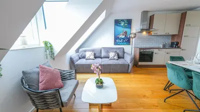 Küche/Küchenzeile in der Unterkunft Christiano Apartments Hauptbahnhof | contactless check-in
