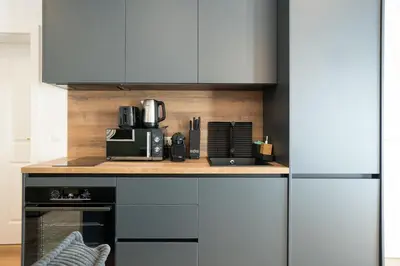 Küche/Küchenzeile in der Unterkunft Pet-friendly flat near Belvedere