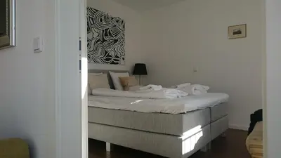 Ein Bett oder Betten in einem Zimmer der Unterkunft Alga Apartments am Westbahnhof