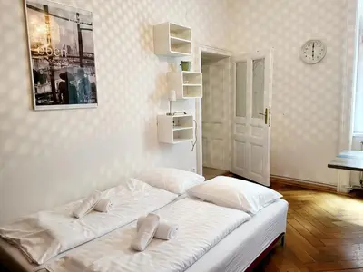 Ein Bett oder Betten in einem Zimmer der Unterkunft Wipplinger Home Apartment Vienna