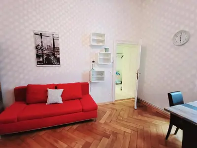 Ein Sitzbereich in der Unterkunft Wipplinger Home Apartment Vienna