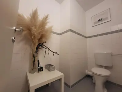 Ein Badezimmer in der Unterkunft Airport Viena Unterkunft