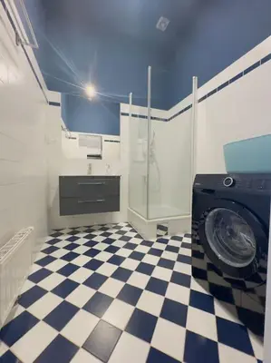 Ein Badezimmer in der Unterkunft Exclusive Suite Augarten