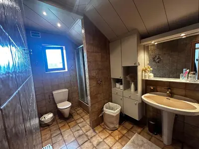 Ein Badezimmer in der Unterkunft Landhaus Pannonia