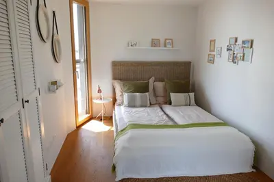 Ein Bett oder Betten in einem Zimmer der Unterkunft Luxuriöses Ferienhaus am Neusiedler See