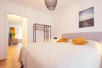 Ein Bett oder Betten in einem Zimmer der Unterkunft MEVERLING Diva 2