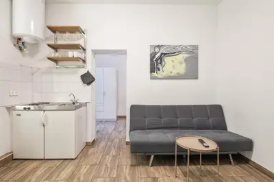 Küche/Küchenzeile in der Unterkunft Cozy I central I free parking