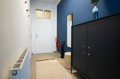 Grundriss der Unterkunft Pet-friendly modern apartment near Belvedere
