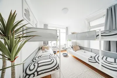 Ein Bett oder Betten in einem Zimmer der Unterkunft Central Apartment Lofts