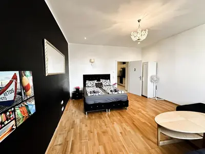 Ein Bett oder Betten in einem Zimmer der Unterkunft Cozy Rooms in Brigittenau Area MM29