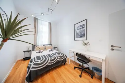 Ein Bett oder Betten in einem Zimmer der Unterkunft Nice Central City Room