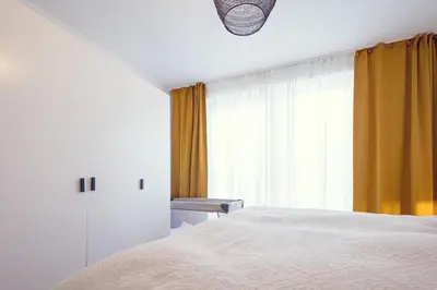 Ein Bett oder Betten in einem Zimmer der Unterkunft MEVERLING Sky 6