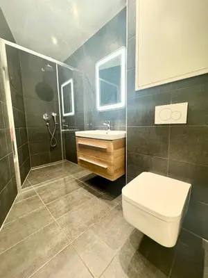 Ein Badezimmer in der Unterkunft Möbliertes Apartment mit Terrasse