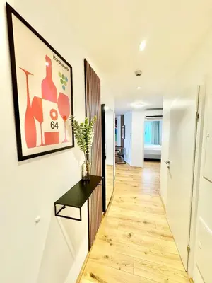 Grundriss der Unterkunft Wohnung mit Balkon
