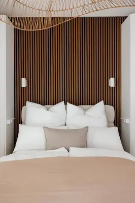 Ein Bett oder Betten in einem Zimmer der Unterkunft BOHO Suite - Augarten City Apartment Terrace