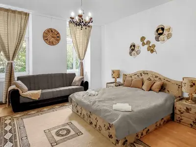 Ein Sitzbereich in der Unterkunft Three-Bedroom Sanctuary, King-Size Beds