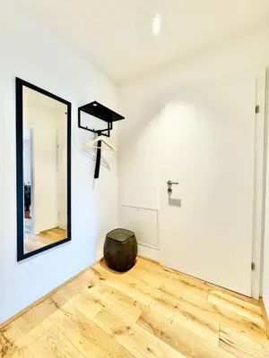 Grundriss der Unterkunft Wohnung mit Balkon und Parkplatz