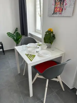 Grundriss der Unterkunft Klein aber Fein mit Terrasse