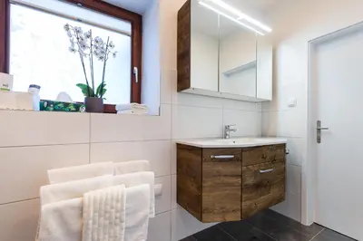 Ein Badezimmer in der Unterkunft Urbanihof in Jois