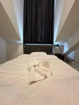 Ein Bett oder Betten in einem Zimmer der Unterkunft Franz Joseph Suite in center of Vienna
