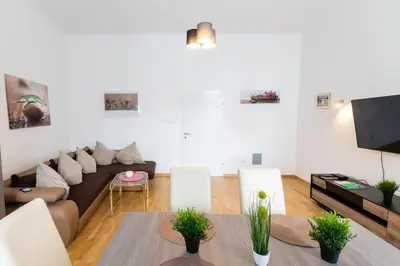 TV/Unterhaltungsangebot in der Unterkunft Central Apartment