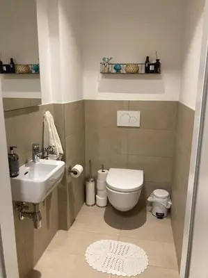Ein Badezimmer in der Unterkunft Skyline Suite - schick über Wien