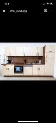Küche/Küchenzeile in der Unterkunft Crystal Apartment Vienna