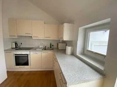 Küche/Küchenzeile in der Unterkunft Luxury Penthouse near Metro, Train Station and 15 mins Center