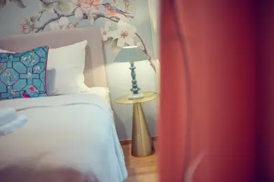 Ein Bett oder Betten in einem Zimmer der Unterkunft City Jungle Studio