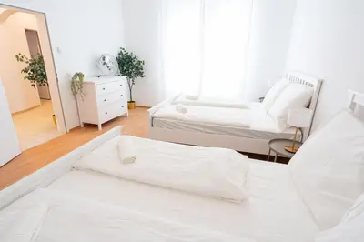 Ein Bett oder Betten in einem Zimmer der Unterkunft Vienna City Apartments 1110 Vienna