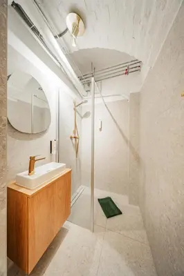 Ein Badezimmer in der Unterkunft GREEN Apartments