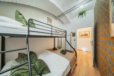 Ein Bett oder Betten in einem Zimmer der Unterkunft GREEN Apartments