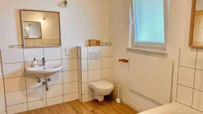 Ein Badezimmer in der Unterkunft Burgenland Chalet
