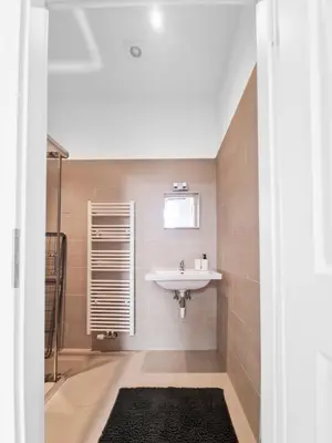 Ein Badezimmer in der Unterkunft Central Vienna Charm