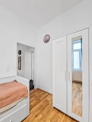 Ein Bett oder Betten in einem Zimmer der Unterkunft Vienna's First District Hideaway