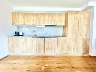 Küche/Küchenzeile in der Unterkunft Designer Wohnung