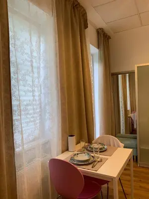Grundriss der Unterkunft Apartment mit Gartenblick und Terrasse