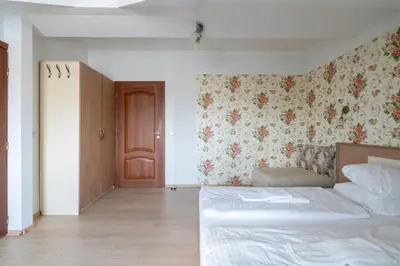 Ein Bett oder Betten in einem Zimmer der Unterkunft FarawayHomes Aparthotel Near Vienna Airport - Anytime Self Check-In