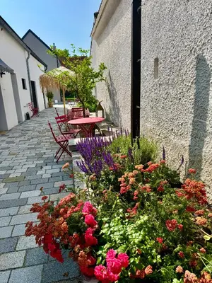Ein Garten an der Unterkunft Markt 15
