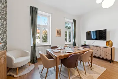TV/Unterhaltungsangebot in der Unterkunft Schönbrunn City Apartment is calling - by 4ty3 Apartments