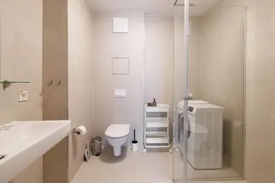 Ein Badezimmer in der Unterkunft Ottakring Studio Apartment