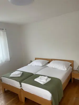 Ein Bett oder Betten in einem Zimmer der Unterkunft Ferienwohnung Apartment Castello