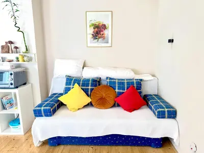 Ein Bett oder Betten in einem Zimmer der Unterkunft Bioparadies