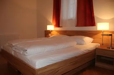 Ein Bett oder Betten in einem Zimmer der Unterkunft Norling Guest House