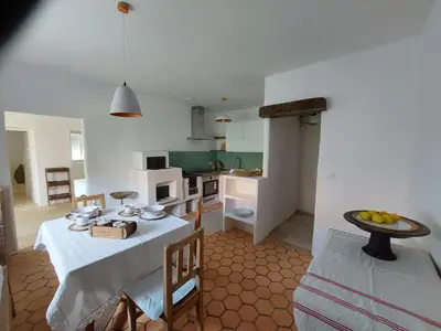 Ein Sitzbereich in der Unterkunft Atelierwohnung ELLE