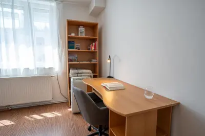 Die Bibliothek in der Ferienwohnung